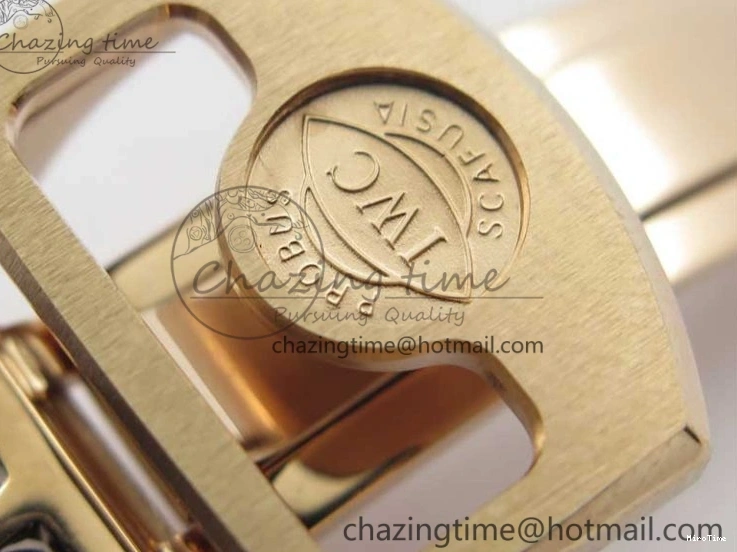 MIROTIME 0308 Compact Portugieser Perpetual Calendar IW503302 RG V9F 1:1 Best Edition White Dial on Brown Leather Strap A 7113